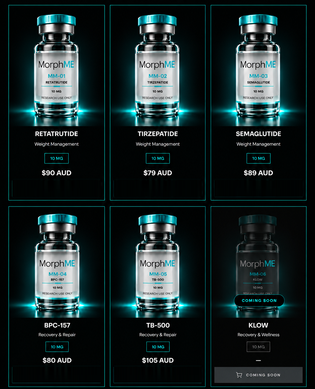 MM–01 RETATRUTIDE MorphME vial